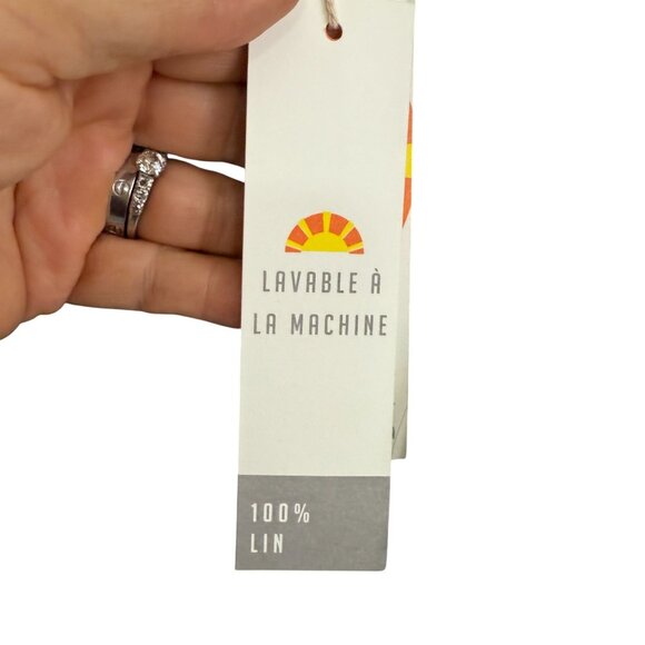 Nwt C&C California 100% Linen Pull-On Paperbag Shorts Womens XS White Vacation - Picture 6 of 10